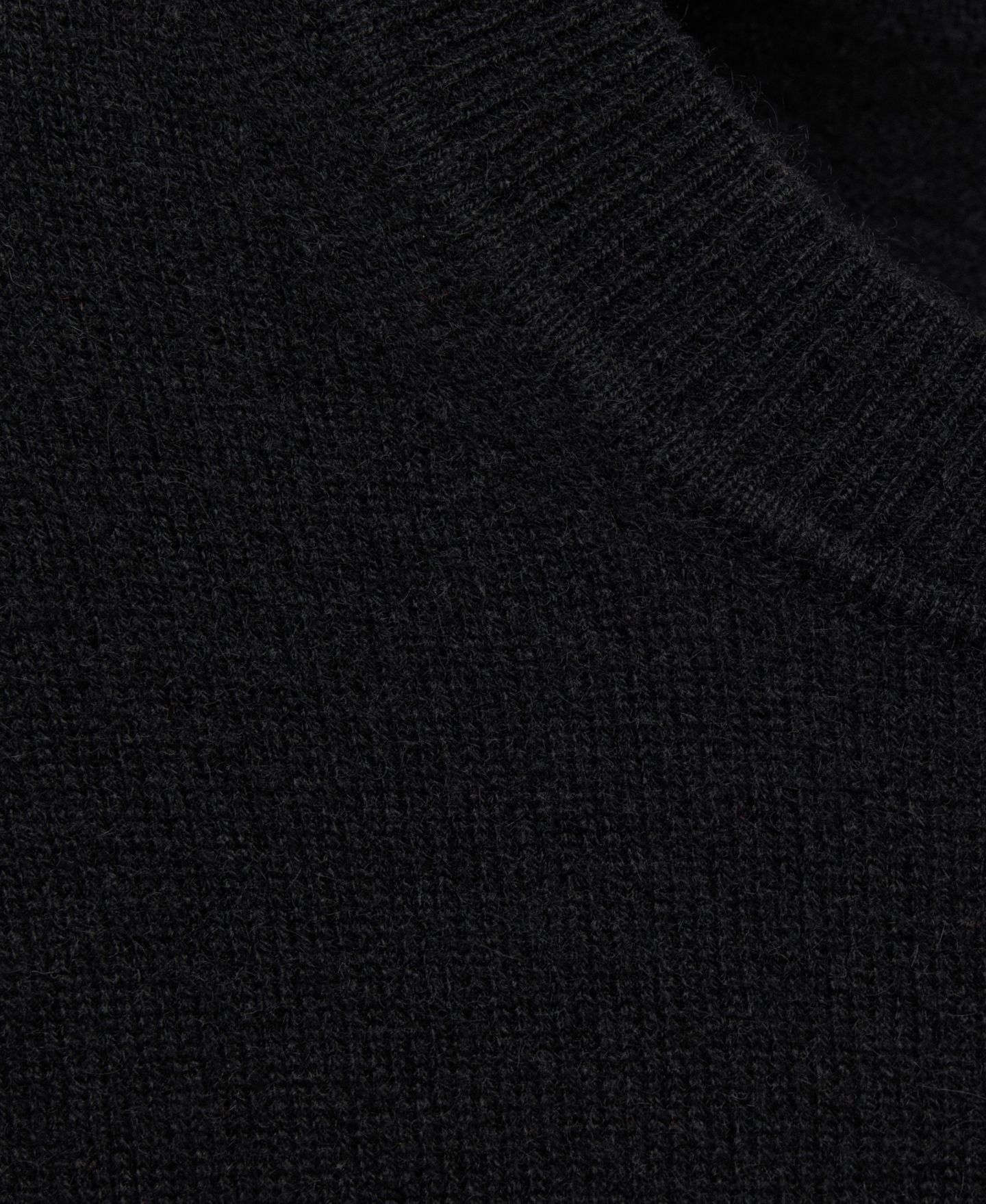 Женский свитер MANGO Selection 100% Cashmere Crewneck, цвет: Чёрный — фото 4