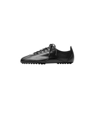 Women's Selection Leather Round-Toe Dad Sneakers