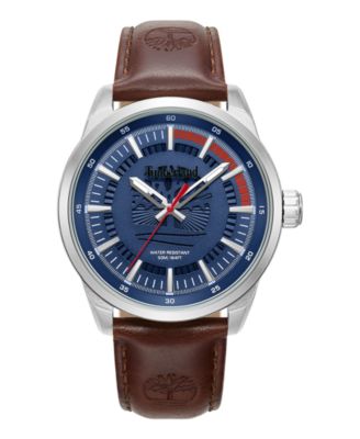 Men's Quartz Carrigan Leather Watch 44mm