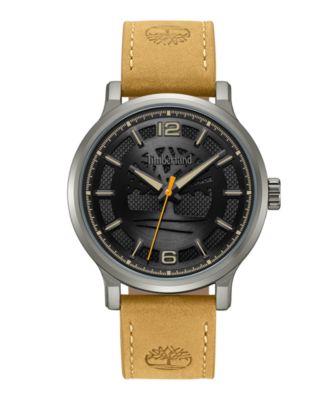 Men's Quartz Leather Watch 43mm
