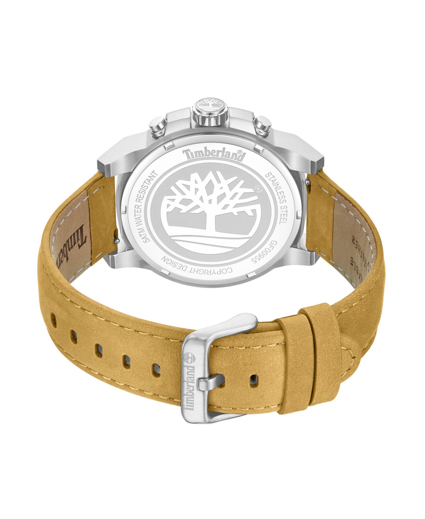 Мужские часы Timberland Quartz Callahan Tan Leather 46mm — фото 3