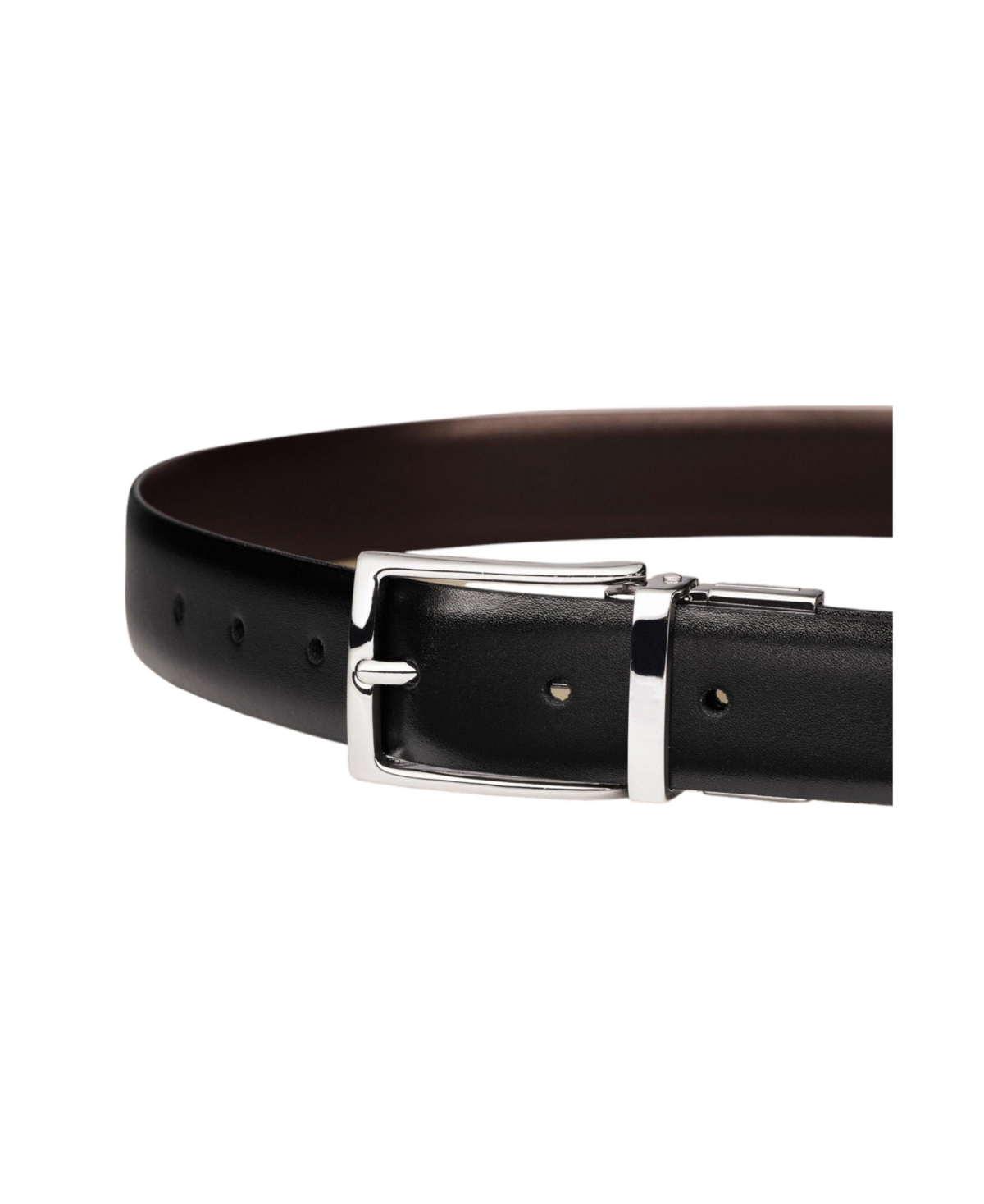 Charles Tyrwhitt Reversible Italian Leather Brass Buckle Belt