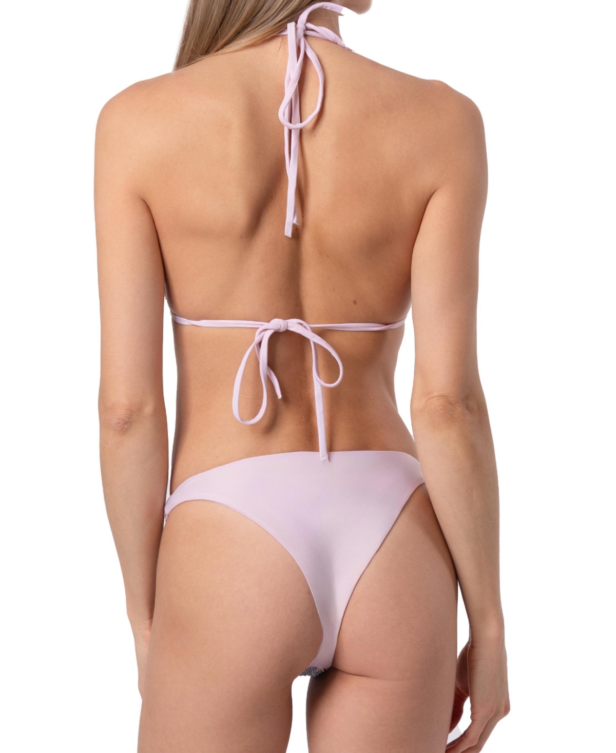 Self-Adore Women's High Tide Hand-Beaded High-Cut Cheeky Coverage Bikini Bottom