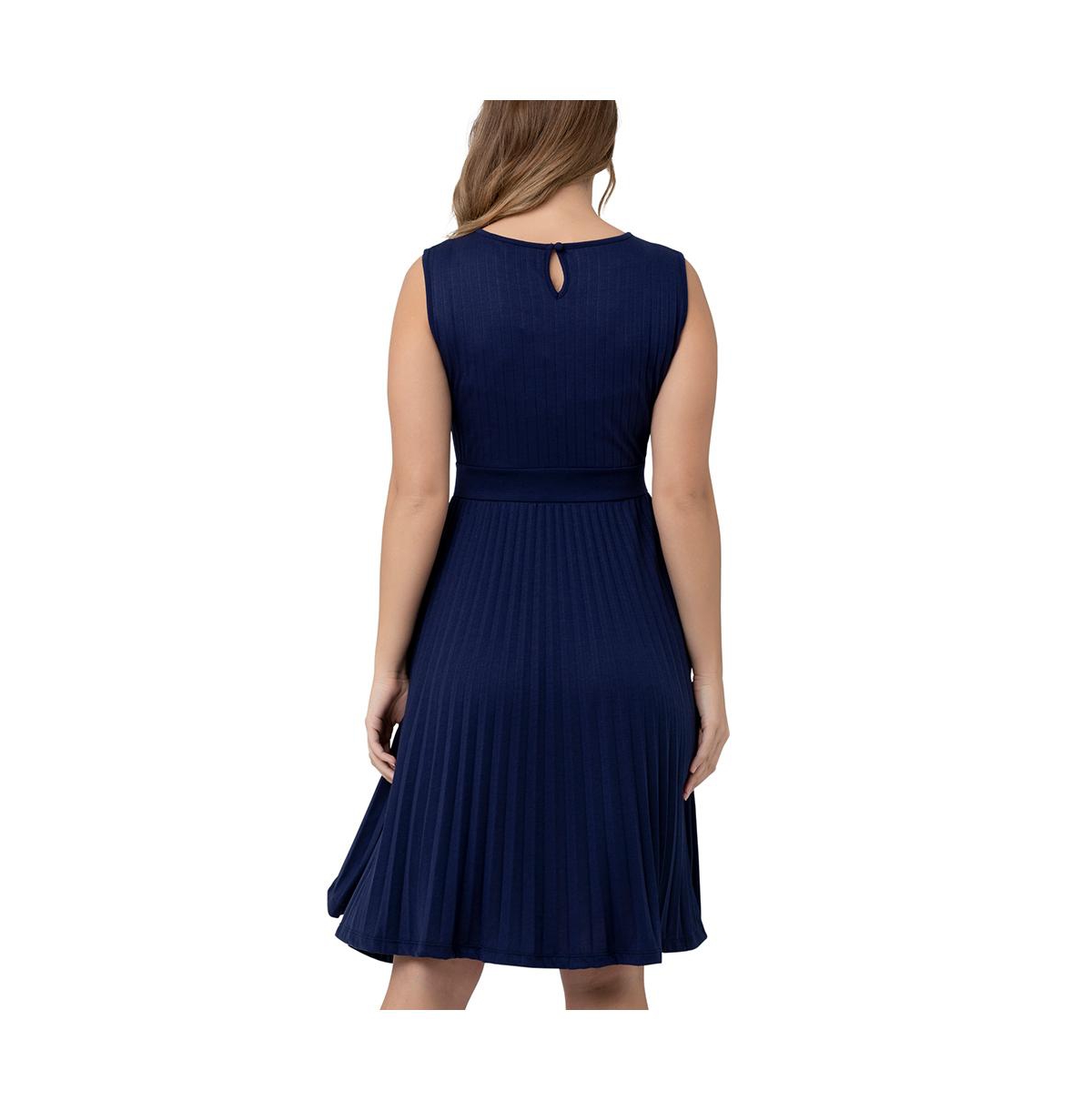 Ripe Maternity Knife Pleat Sleeveless Dress Blueprint