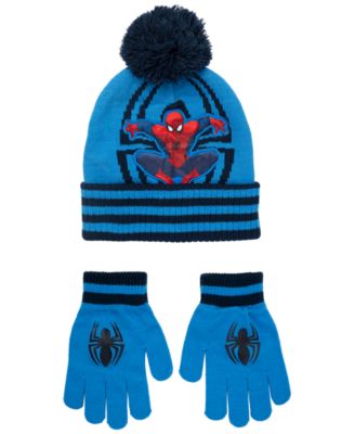 Boys' Pom-Pom Hat and Gloves, 2-Piece Set
