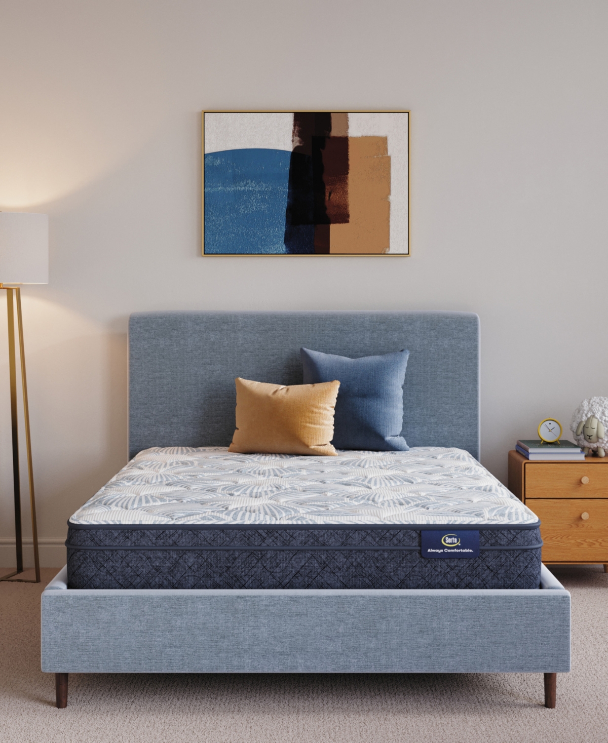 Serta Sea Heights 9.5" Medium Euro Top Mattress, Full