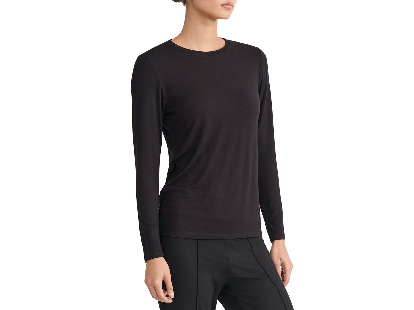 Женская футболка Jones New York Long-Sleeve Crewneck, цвет: Винный — фото 10