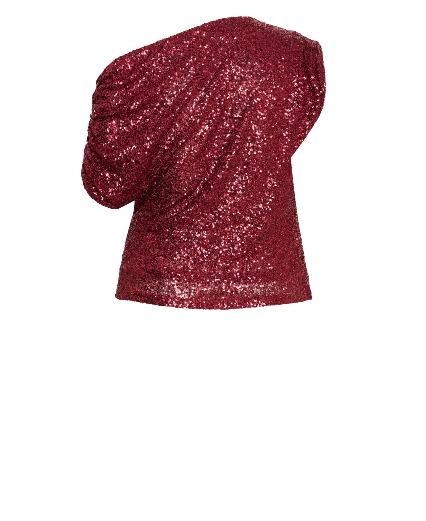 Женский топ CITY CHIC Adorn Sequin, цвет: Ягодный — фото 5