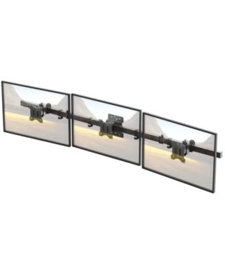 Ergonomic-Adjustable Triple Monitor Wall Mount with Cable Management for 17" to 32" Monitors