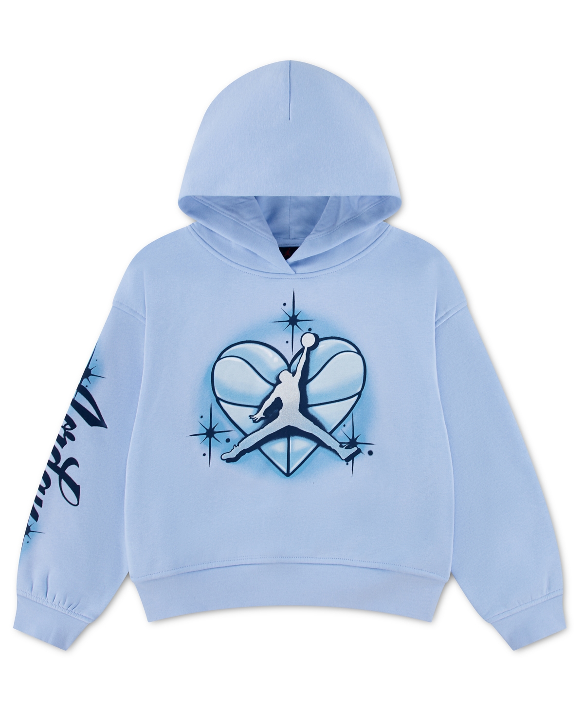 Jordan Girls' 7-16 She's The Coldest Graphic Long-Sleeve Hoodie