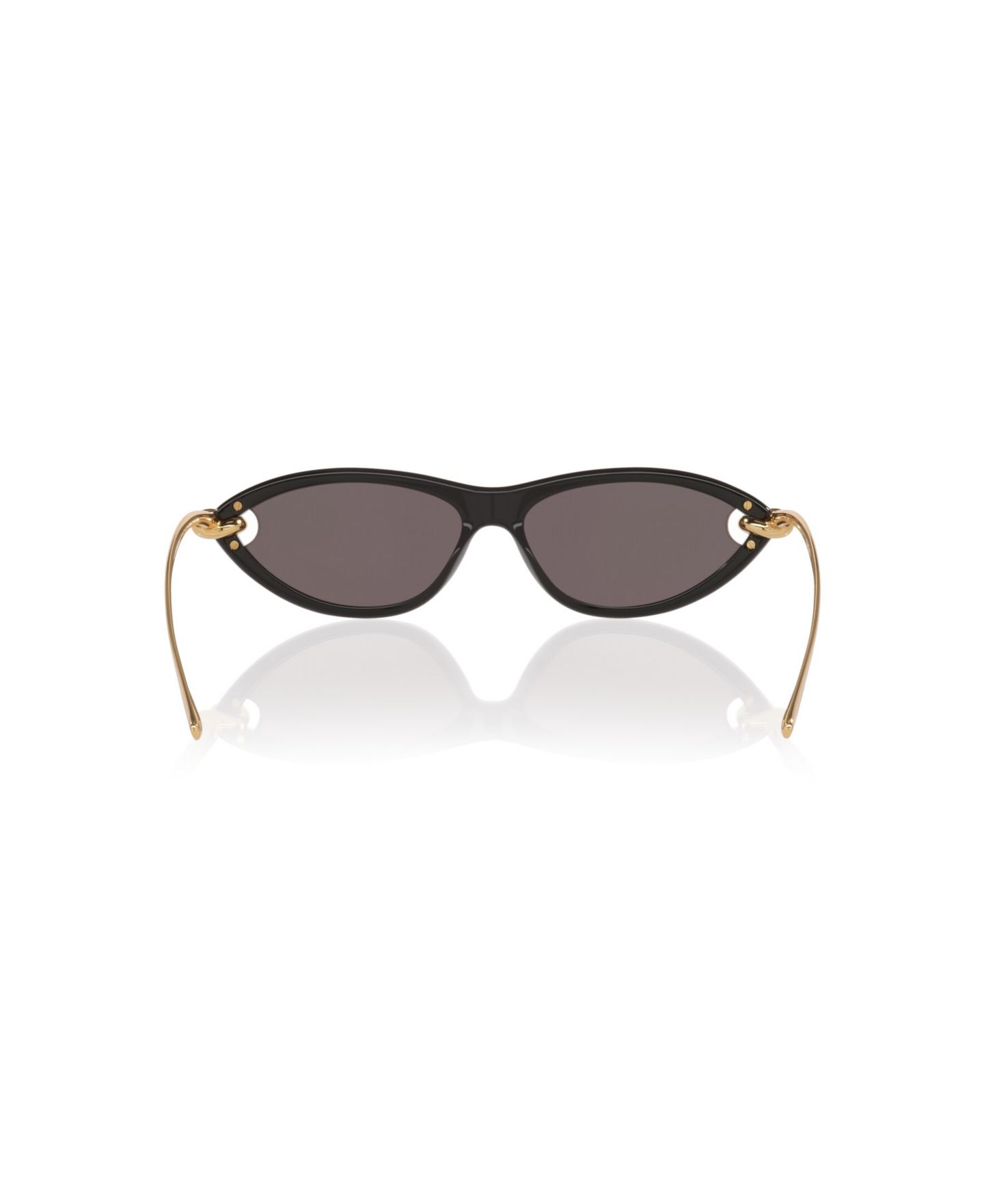 Женские солнцезащитные очки Bottega Veneta Cat Eye Signature Icons Sunglasses BV1390S, цвет: Чёрный — фото 4