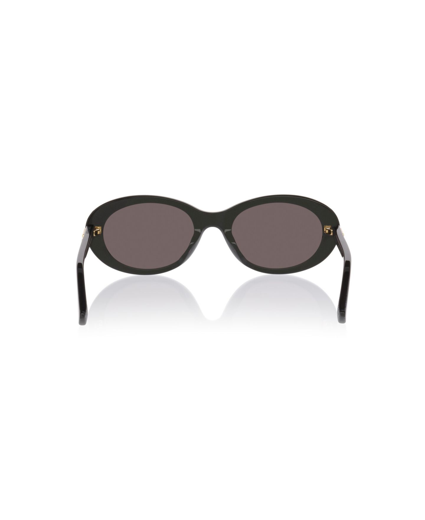 Женские солнцезащитные очки Bottega Veneta Round Low-Bridge BV1415SK, цвет: Чёрный — фото 4