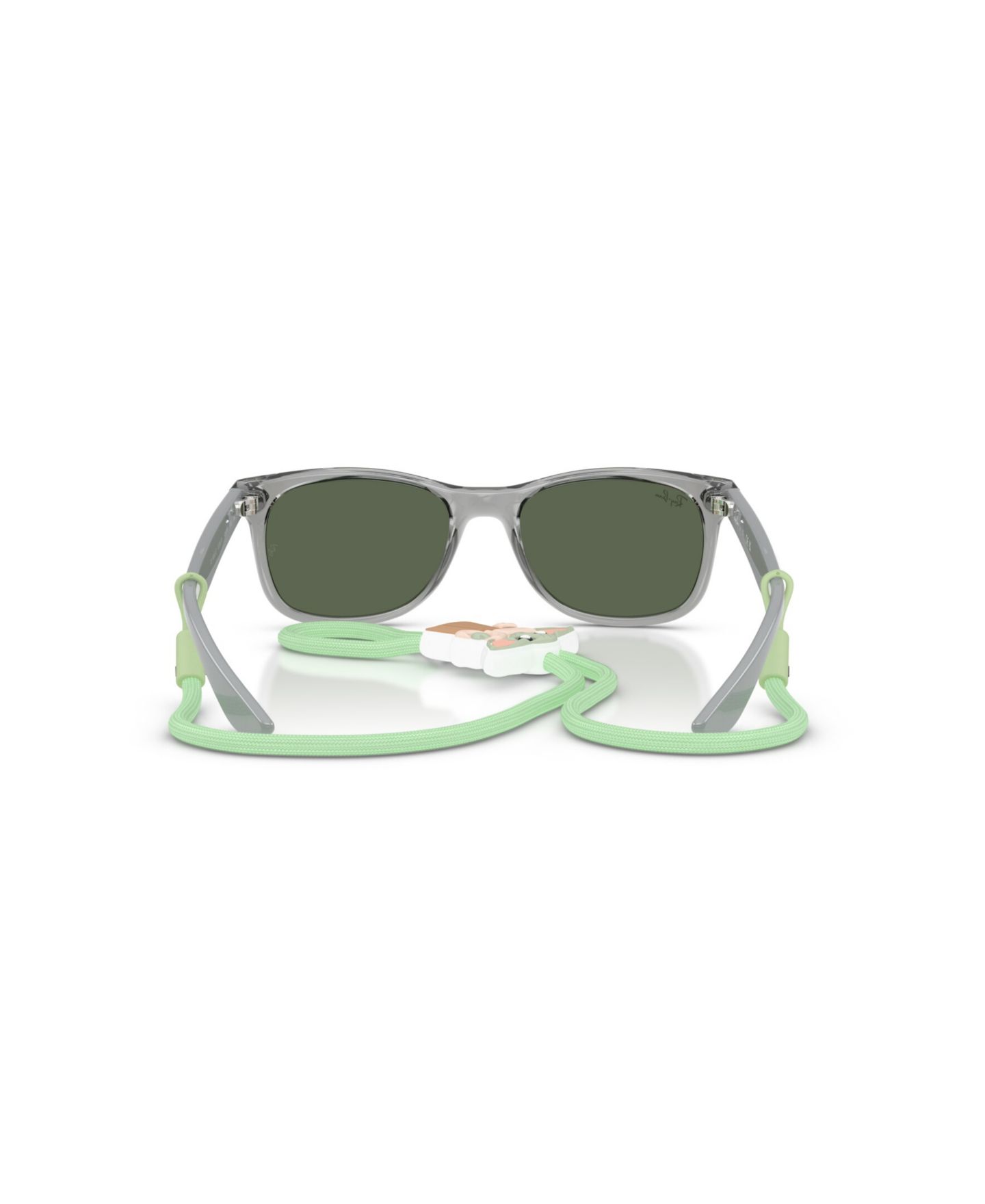 Детские солнцезащитные очки Ray-Ban Jr Star Wars Grogu Mini New Wayfarer, цвет: Прозрачный серый — фото 5