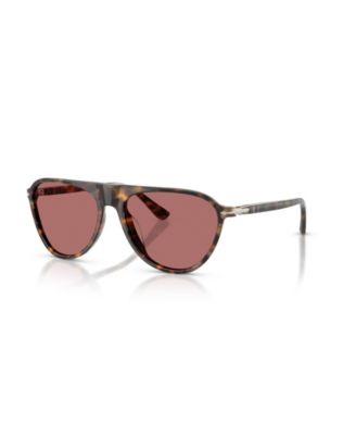 Men's Polarized Aviator Tortoise Sunglasses PO3404S