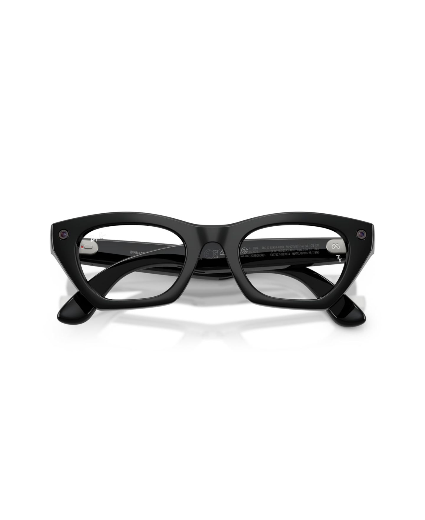 Смарт-очки Ray-Ban Meta Gen 3 Cat Eye Zena RW4015 унисекс с ИИ и линзами Transitions, цвет: Блестящий — фото 5