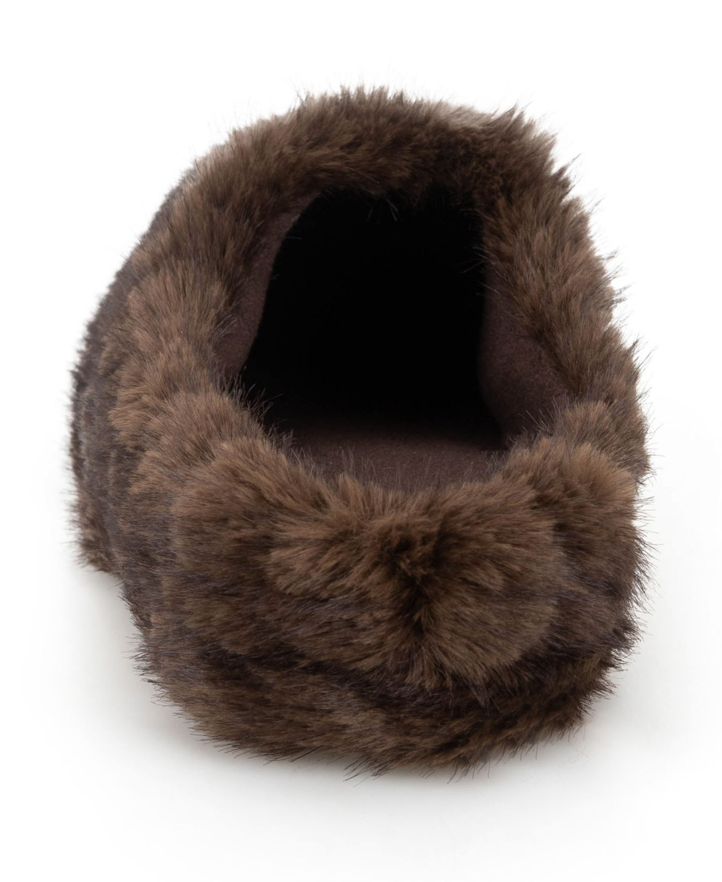 Женские сабо Isotoner Signature Isotoner Cozy Plush Herringbone Textured Indoor/Outdoor Clog Slippers, цвет: Шоколадный — фото 3