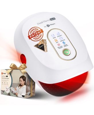 DualThera Hand Massager with Heat & Compression – Cordless Hand Massage Machine for Finger, Wrist & Palm Relief, USB-C Rechargeable