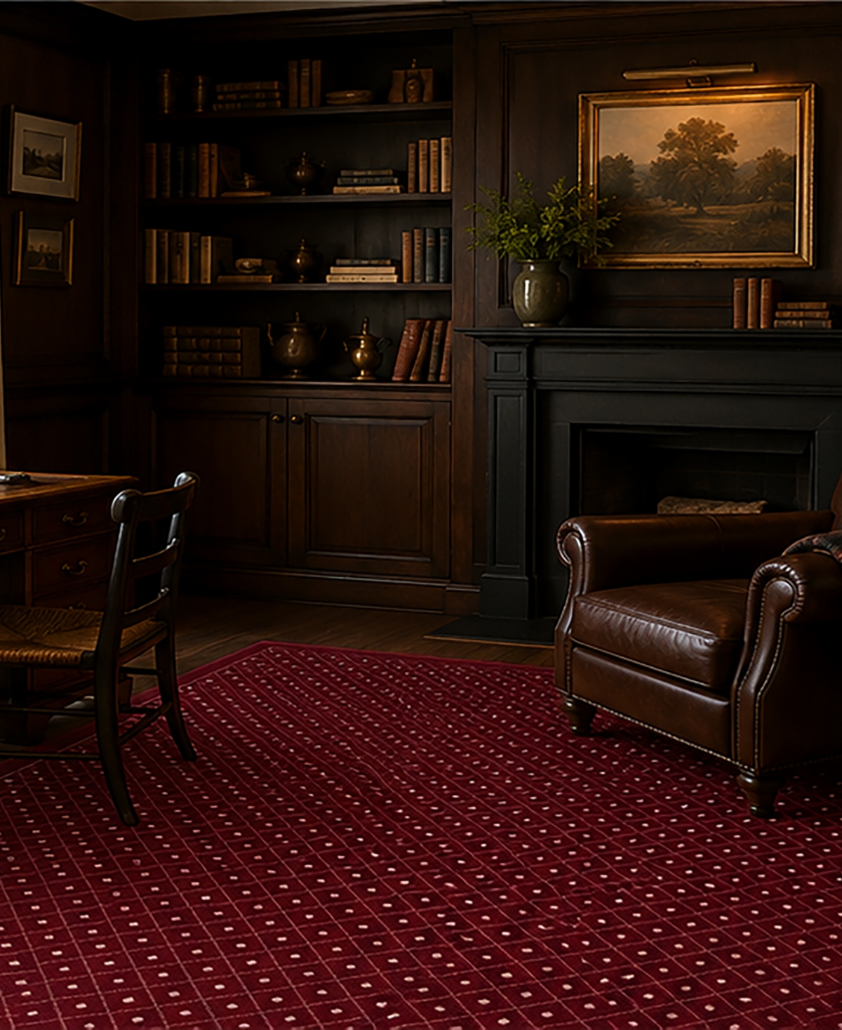 Closeout! Km Home 782/1712/Red Pesaro Red 7'9" x 11' Area Rug
