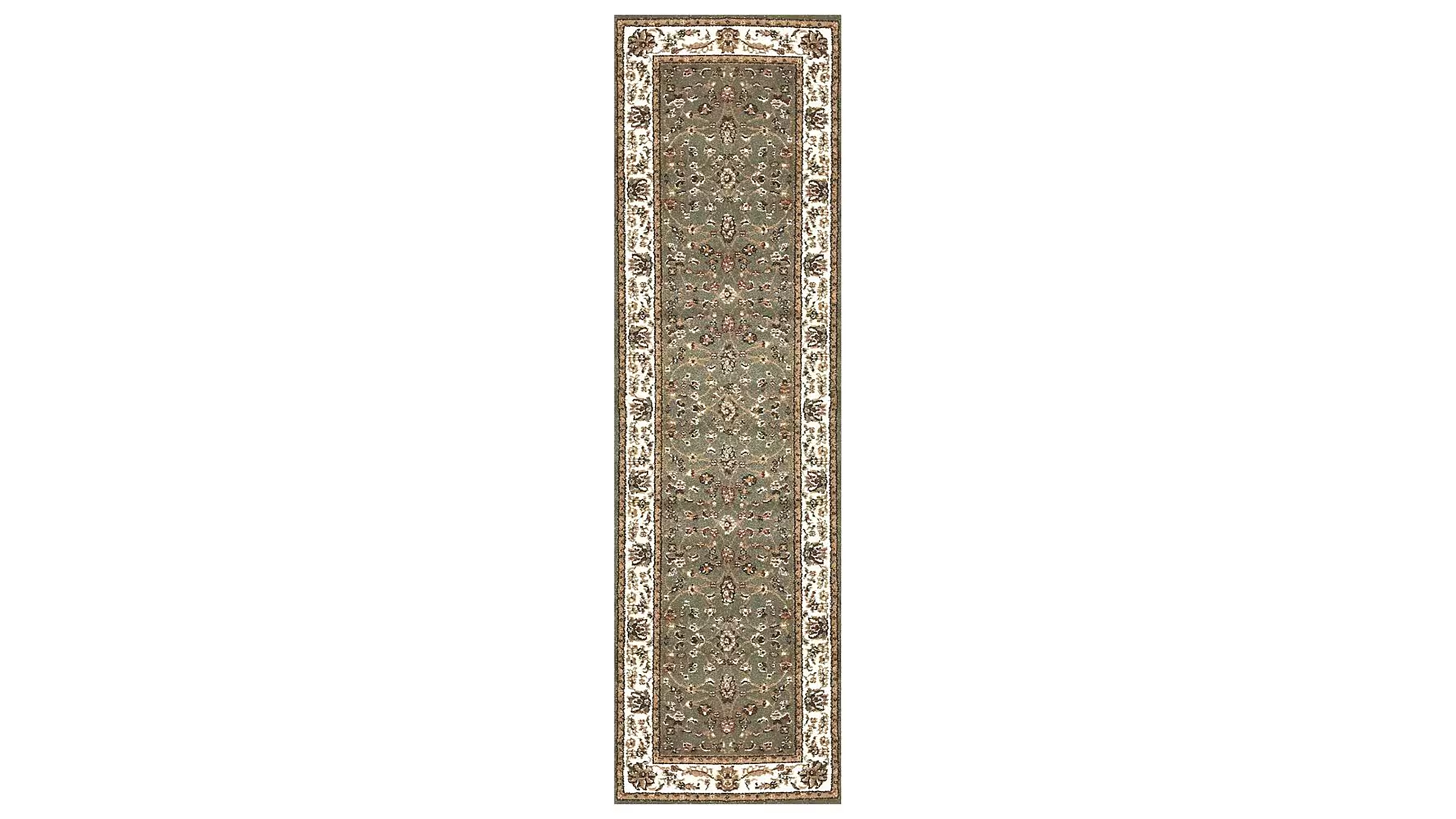 Closeout! Km Home Pesaro Isfahan Sage 2'2" x 7'7" Runner Area Rug