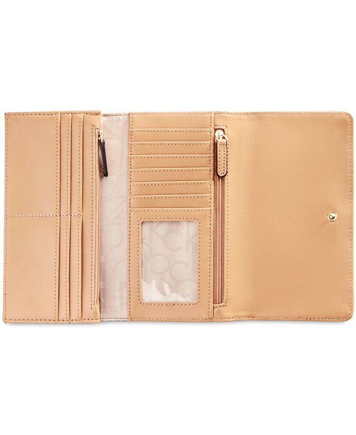 Calvin klein saffiano wallet clearance