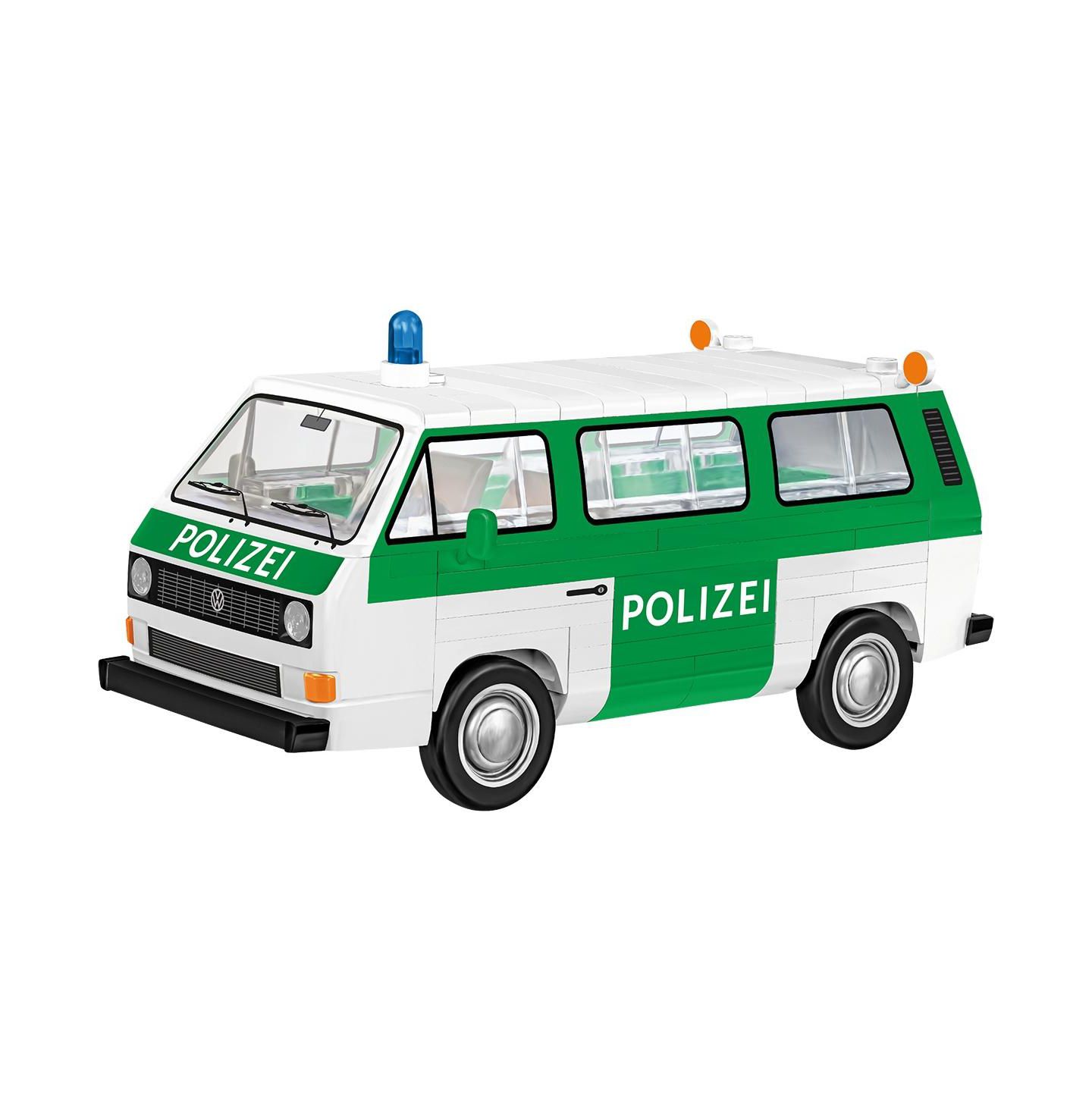 Детский конструктор COBI Action Town Volkswagen T3 Police Bus 144-Piece Building Set, Ages 7+, цвет: Open Miscellaneous — фото 3
