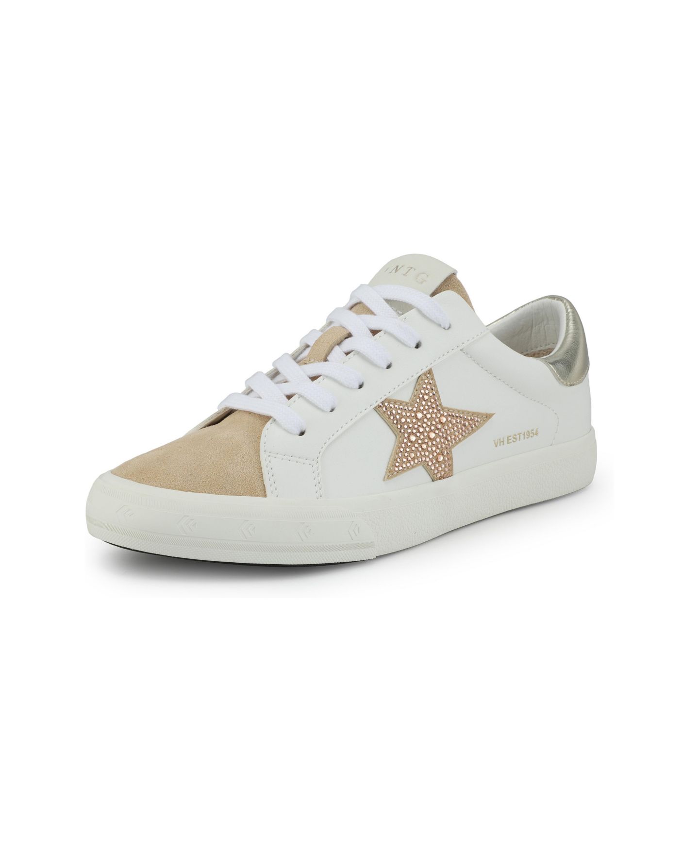Женские кроссовки Vintage Havana Bonnie Wht Taup Rhnstns, цвет: Белый — фото 3