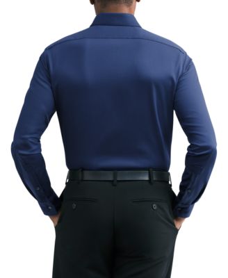 calvin klein navy blue dress shirt Men's Shirts Sleeve