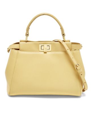 Fendi Peekaboo Mini Leather Satchel
