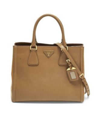 Women's Saffiano Lux Leather Structured Gardener's Tote