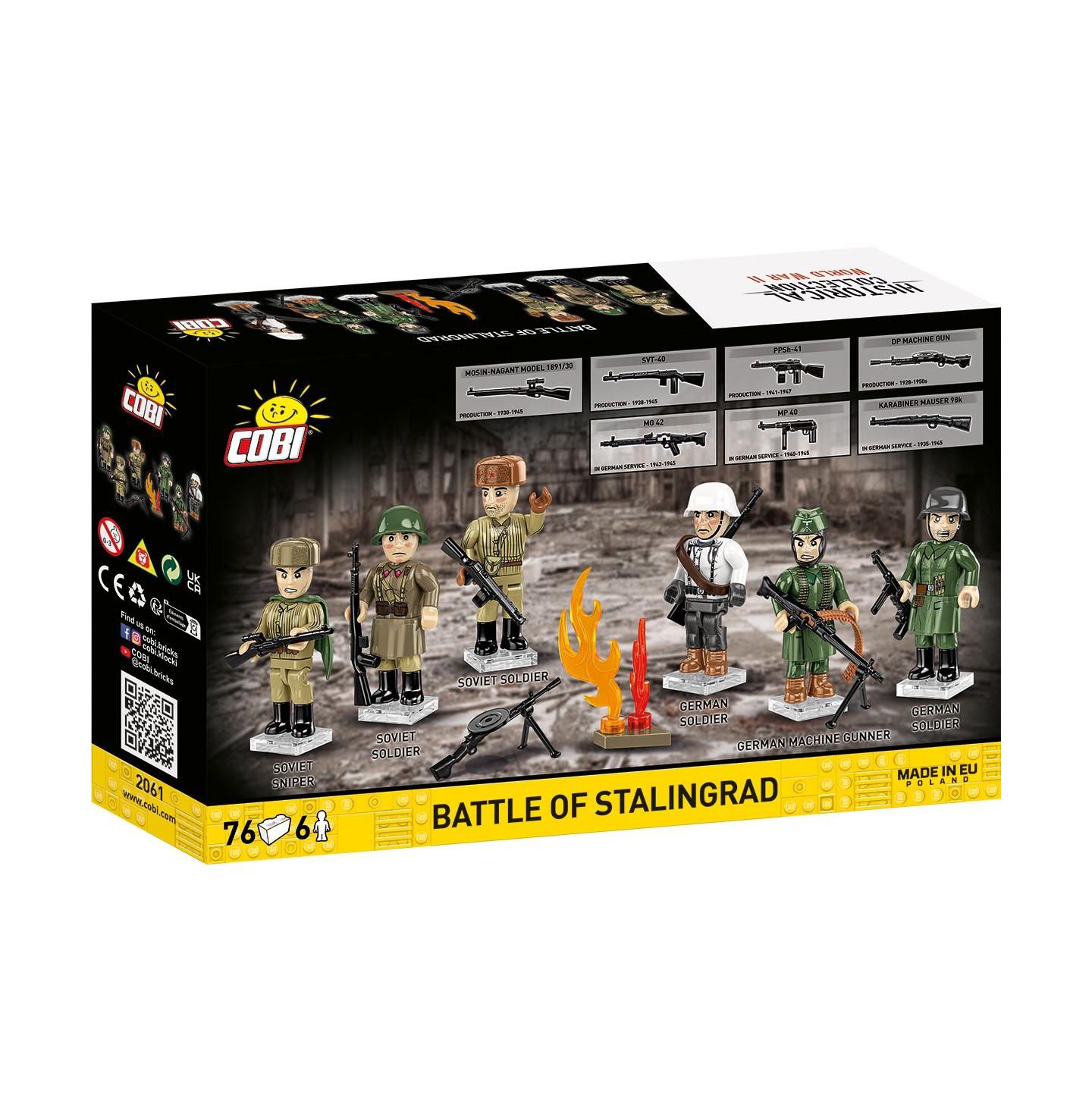Детский конструктор COBI Historical Collection Wwii Battle of Stalingrad 76-Piece Building Set, Ages 5+ — фото 2