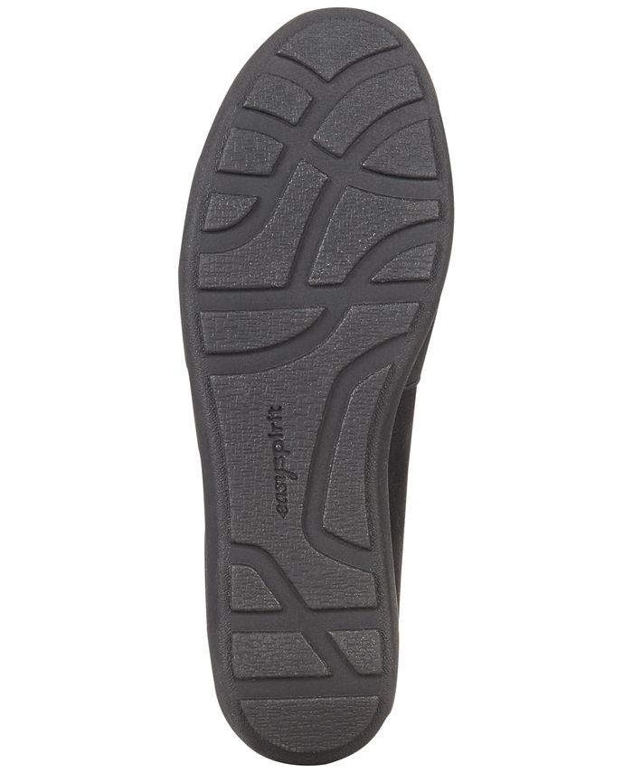 Easy Spirit Women's Kaleo3 Slip-On Shoes - Lightweight Wedge Ballet Flats (Red/Black) - View #3