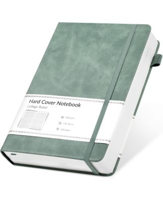 2 Pack Leather Hardcover Journals Notebooks for Work Writing Note Taking