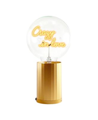 Bulb Amber with Base Table Lamp Portable