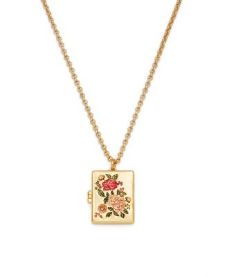 Eve Floral Locket in Gold