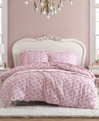 Ballet Bows Reversible 2-Pc. Duvet Cover Set, Twin