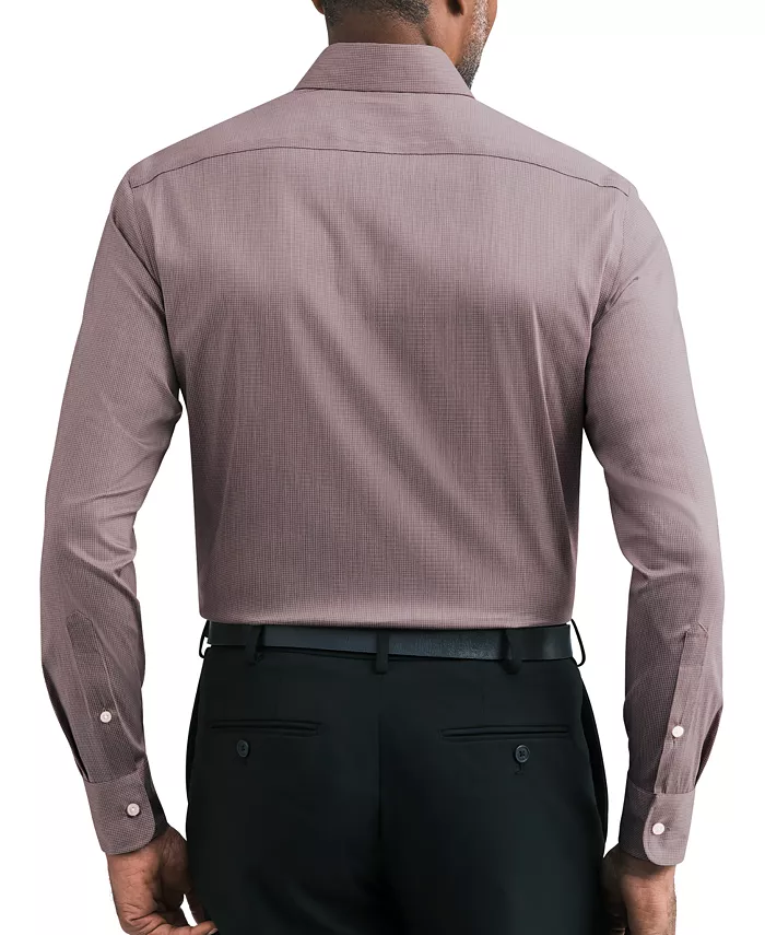 Men's Athletic-Fit Performance Check Dress Shirt - thumbnail 8