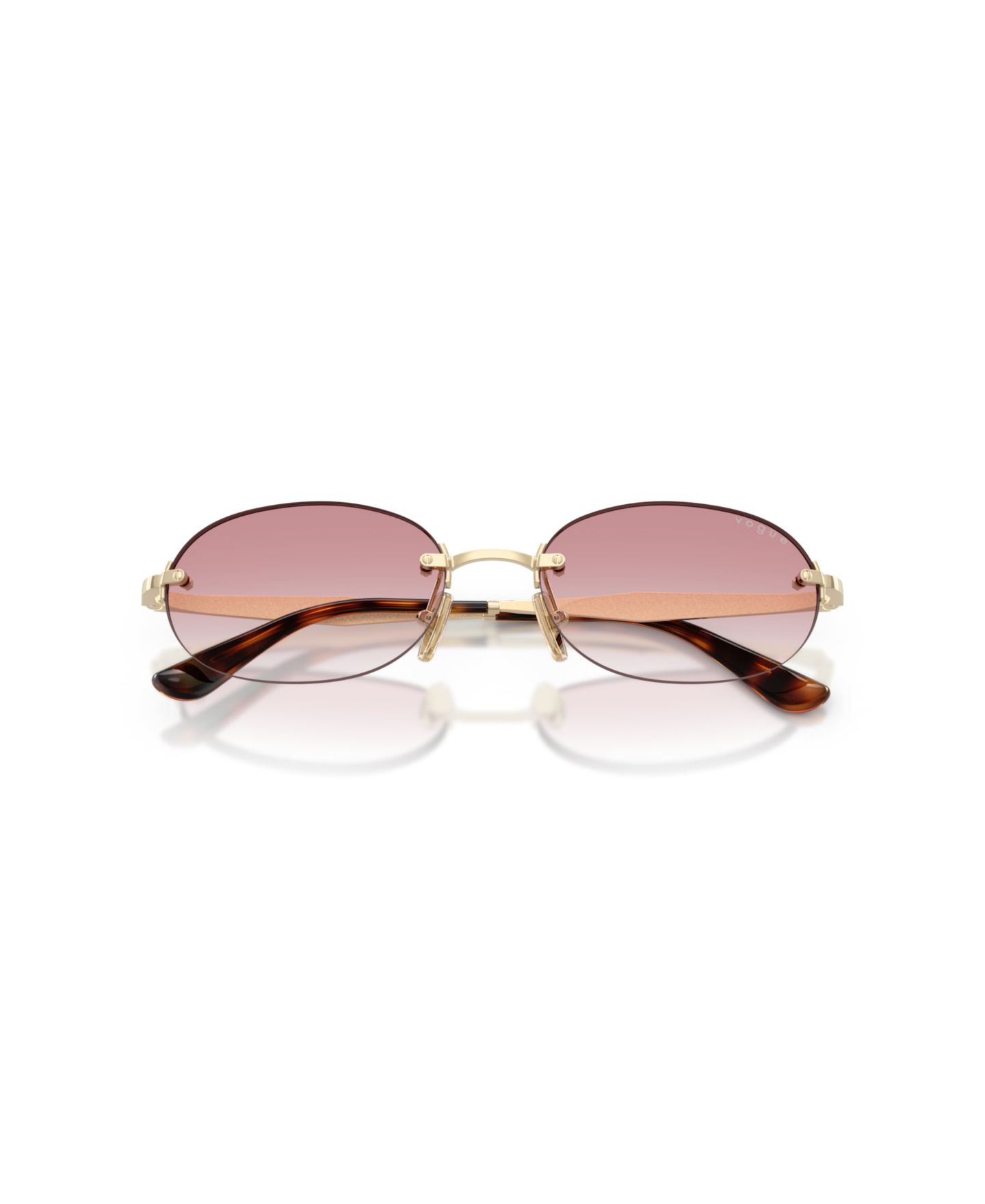 Женские солнцезащитные очки Vogue Eyewear Sunglasses, VO4342S, цвет: Золотой — фото 27