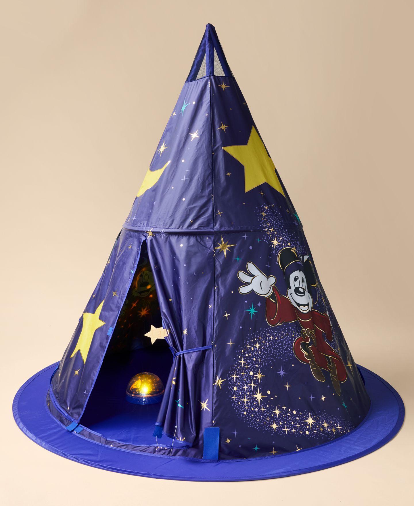Детская игрушка Disney | Macy's Sorcerer's Apprentice Mickey Light-Up Star Projector Play Tent, Ages 3+ — фото 5