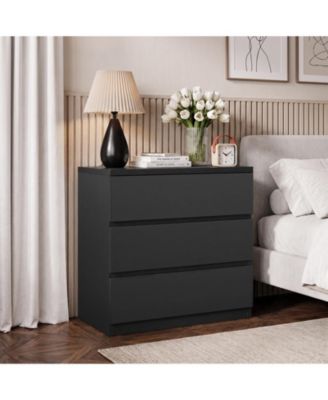 3 Drawer Dresser for Bedroom,Chest of Drawers, Storage Dresser with Deep Drawers for Living Room, Hallway, Entryway, Bedroom