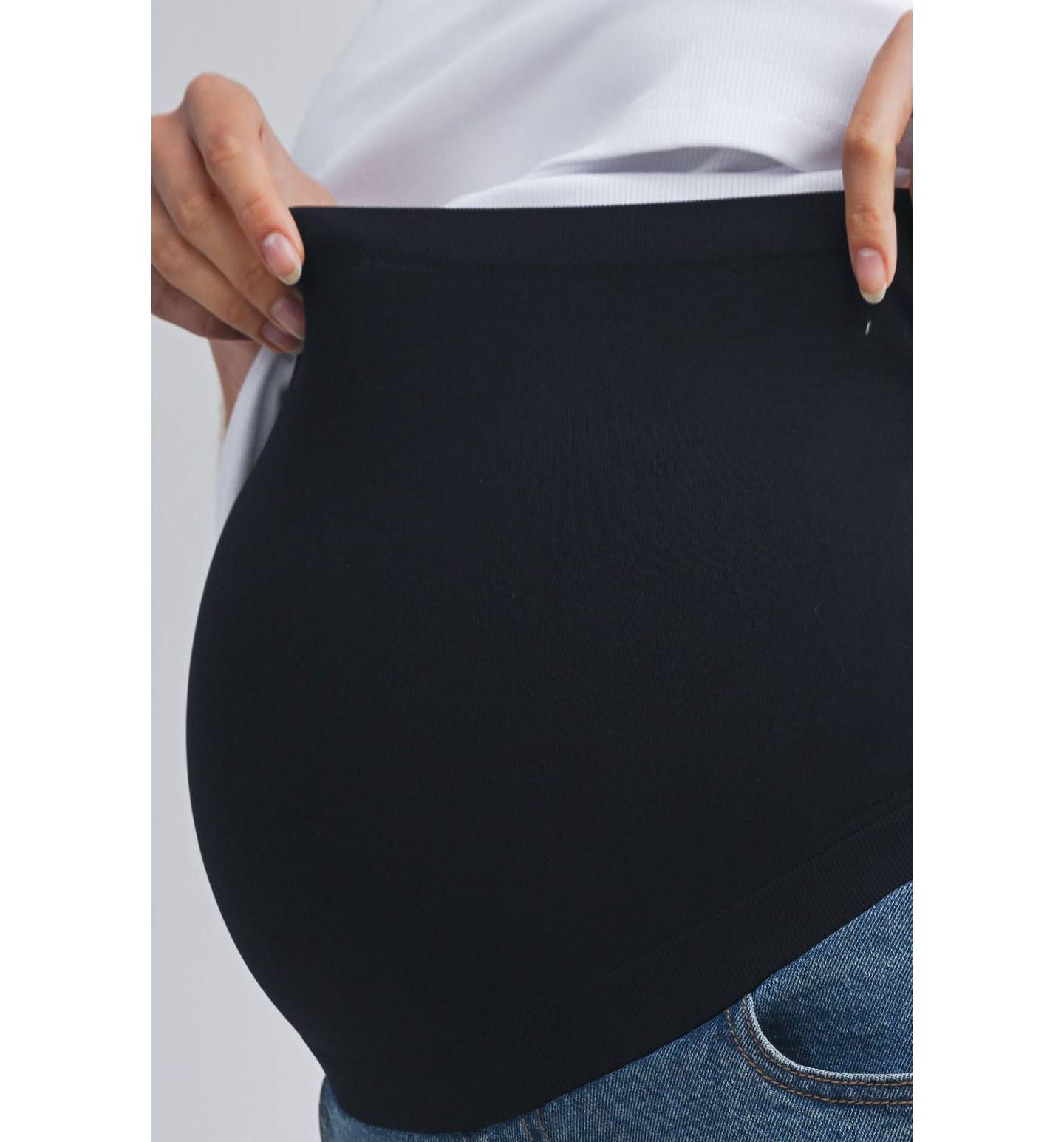 Женские джинсы Hello Miz Maternity Over-the-Belly Straight-Leg Pull-On, цвет: Джинсовый — фото 3