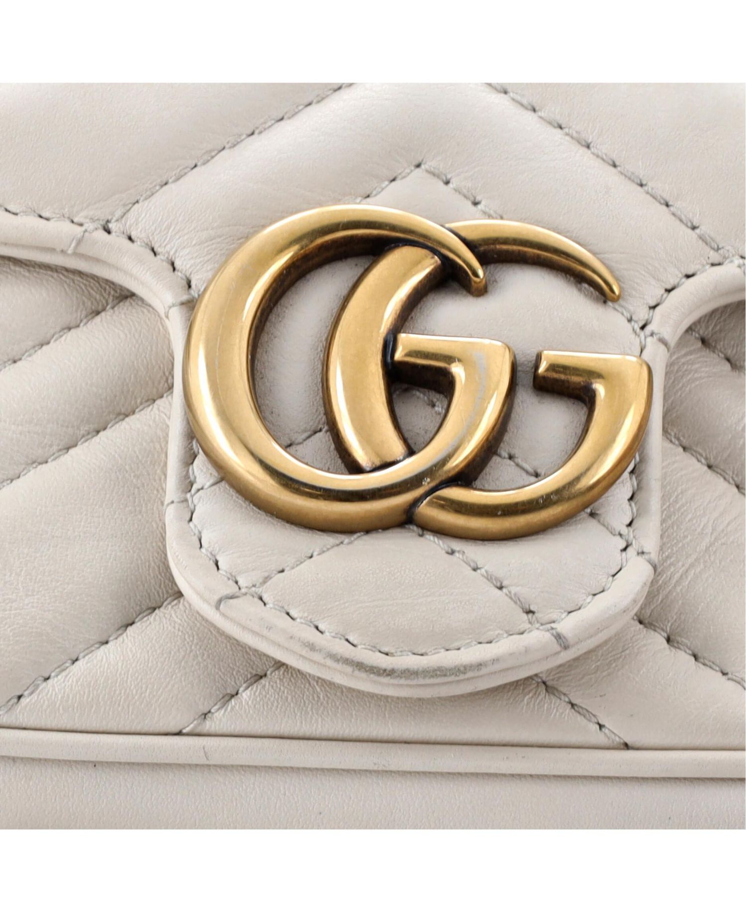 GG Marmont Super Mini Flap Matelasse Shoulder Bag