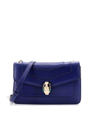 Bvlgari Small Serpenti Leather Crossbody Bag