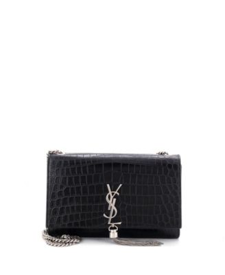Kate Monogram Tassel Chain Strap Medium Crossbody Bag
