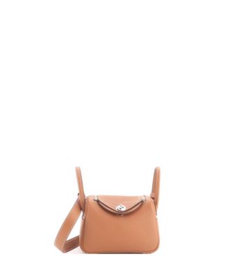 Pre-Owned HERMES Pre-Owned Hermes Mini Lindy Bag Clemence