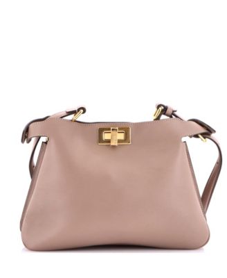 Peekaboo ISeeU Crossbody Leather Medium Shoulder Bag