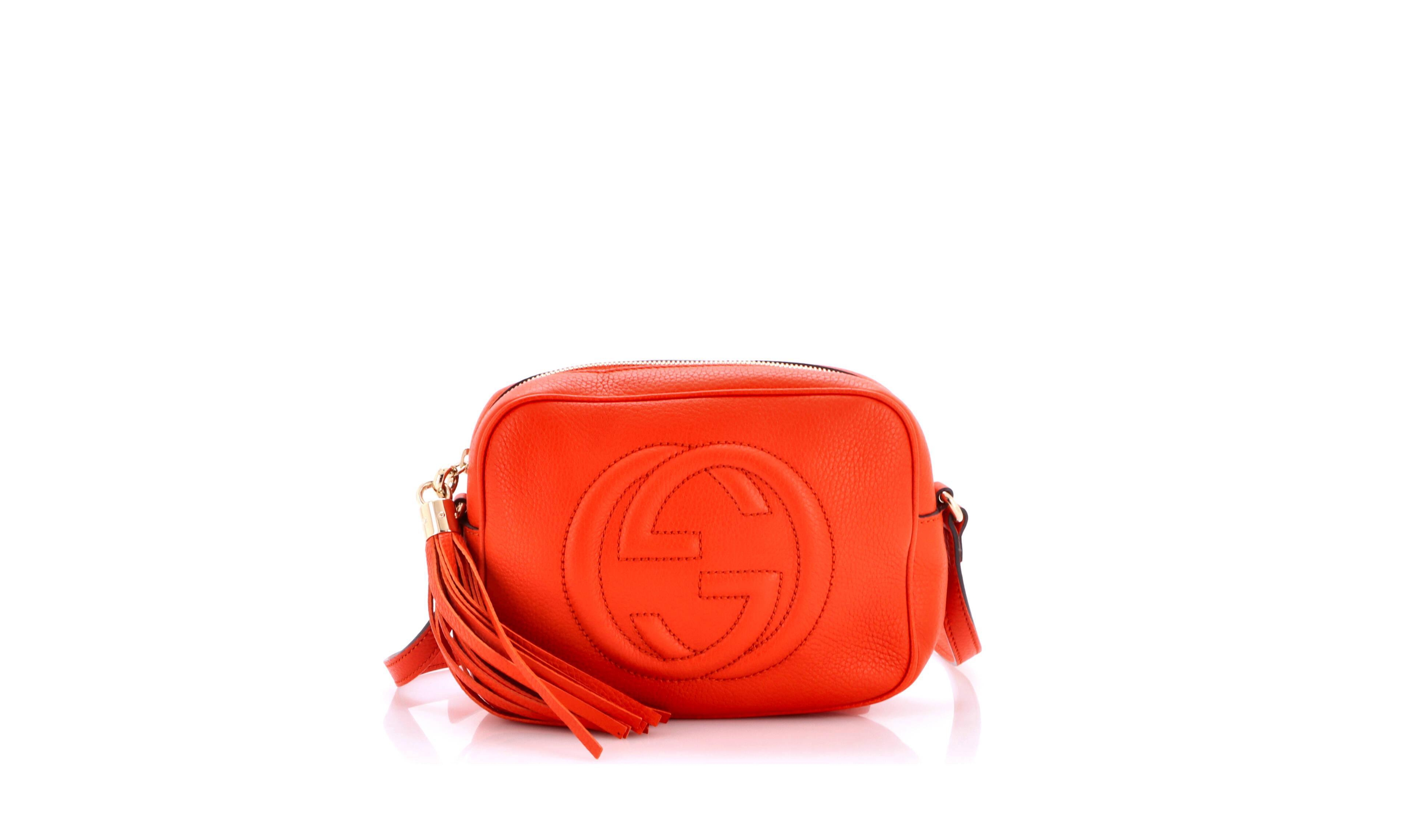 Pre-Owned Gucci Soho Disco Small Leather Crossbody Bag
