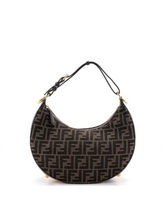 Small Fendigraphy Bag Zucca Canvas