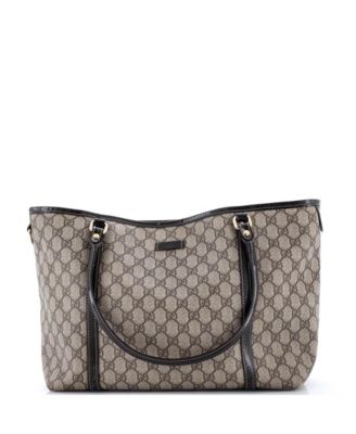 Medium Joy Tote GG Coated Canvas with Leather