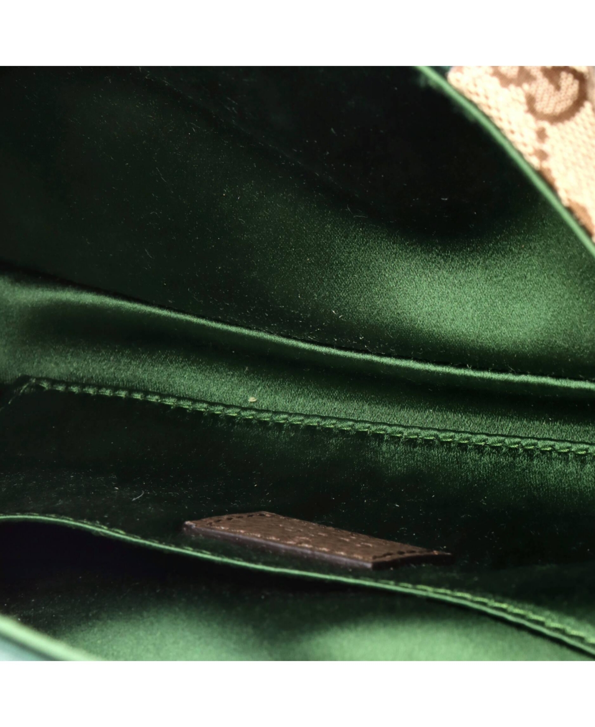 Pre-Owned Gucci Medium Horsebit Nm Web Chain Clutch Gg Canvas