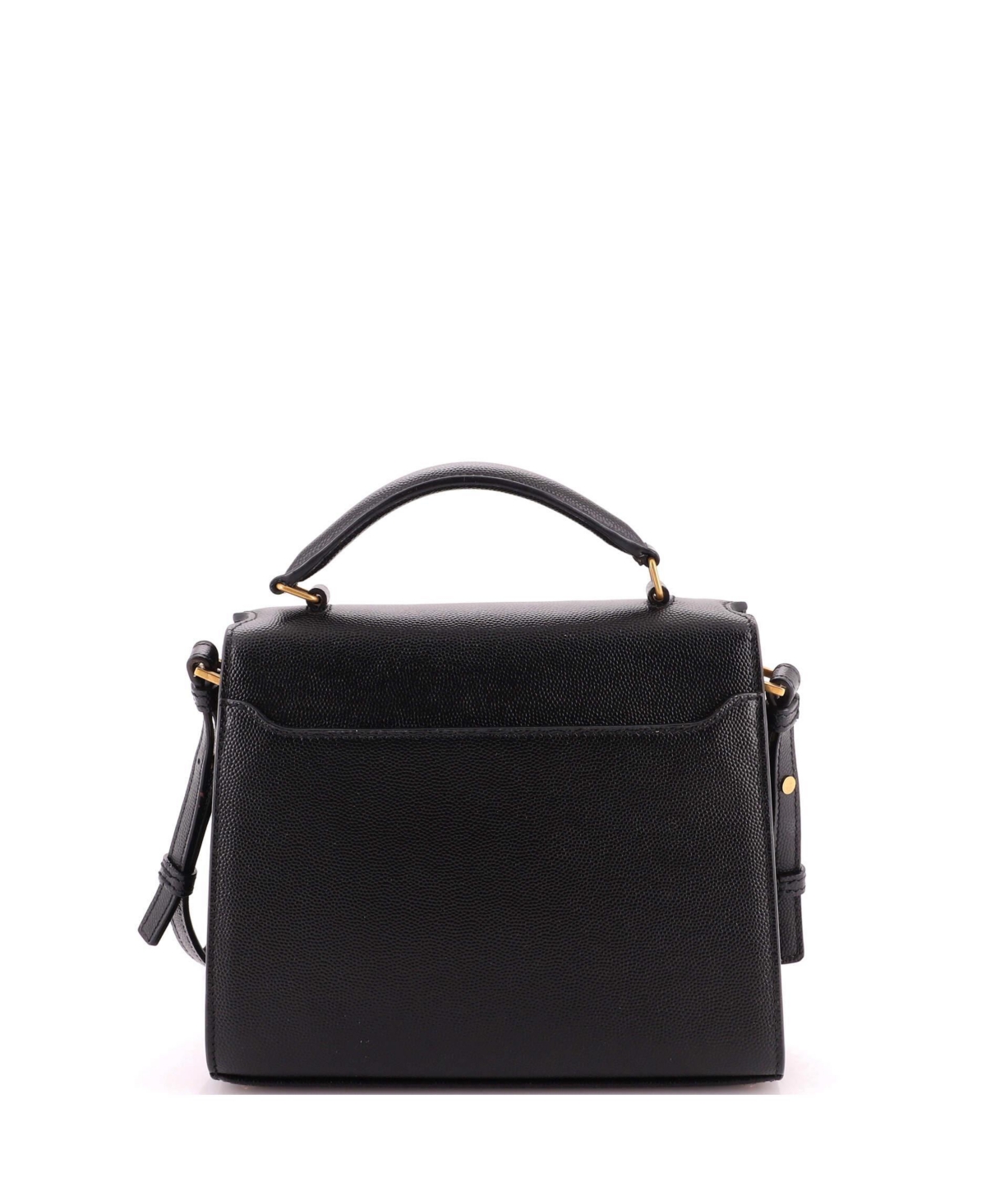 Pre-Owned Saint Laurent Cassandra Mini Top-Handle Leather Shoulder Bag